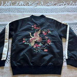Forever 21 vintage style bomber jacket